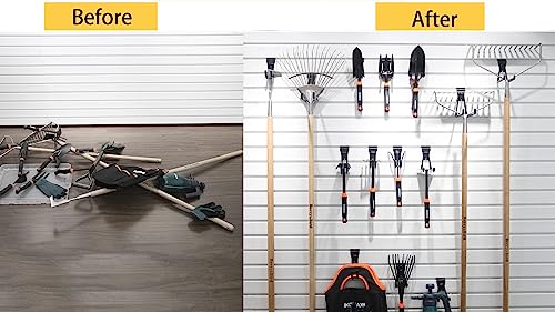 Slatwall Hooks 14 Pack, Heavy Duty Garage Wall Organizer - Image 7