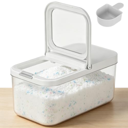 6L Laundry Detergent Dispenser with One-Press Lid & - Image 2