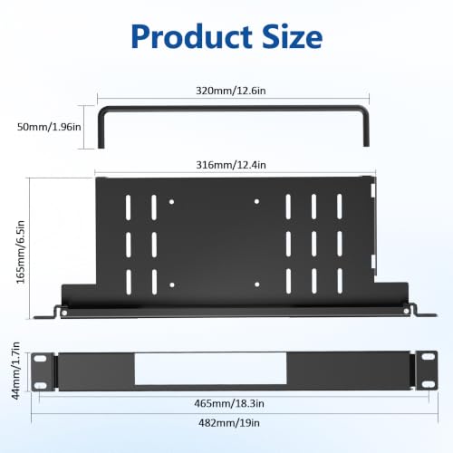 1U Rack Mount for HP ProDesk Mini PC, HP EliteDesk Mini Business - Image 4