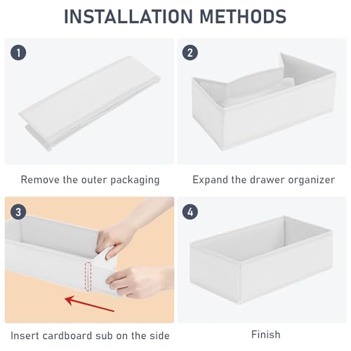 DIMJ Drawer Organizer Clothes - Image 3