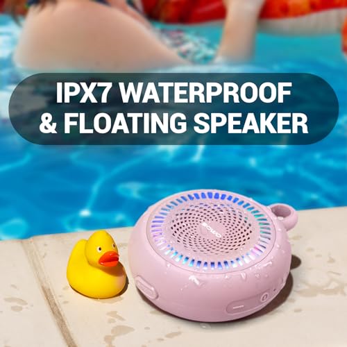 SOWO Small Waterproof Speaker Bluetooth Portable Wireless - Clip - Image 6