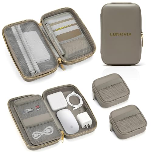 Mid-Size Tech Organizer with Removable Pouches – Hard Shell - Image 3