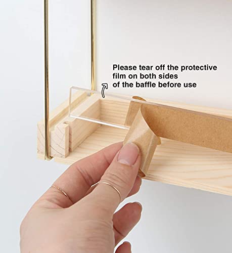 J JACKCUBE DESIGN Wall Mount Gold Metal and Wood Nail Polish - Image 6