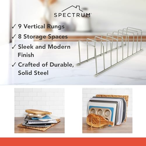 Spectrum Euro Cutting Board Holder and Bakeware Organizer - Image 4
