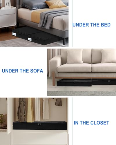 4.5-In Low Profile Under Bed Storage, Rigid Support - Image 5