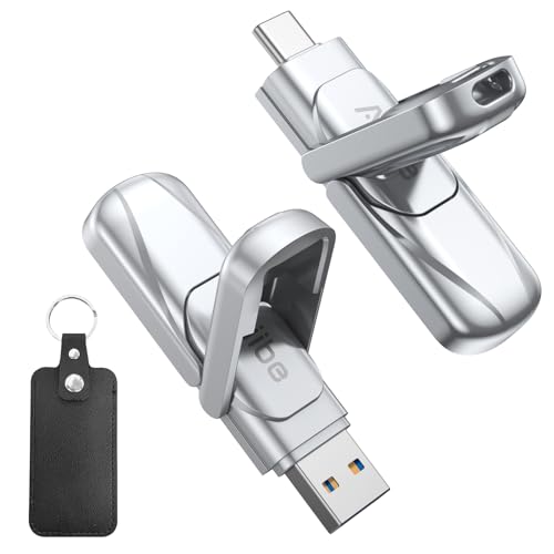 Aiibe 128GB Solid State Dual Drive up to 450MB/s USB C Solid - Image 2