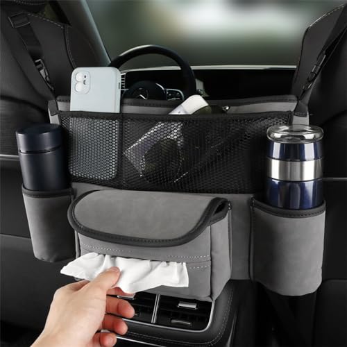 Car Organizer, Leather Large Capacity Car Purse Hold | All Products - Image 4