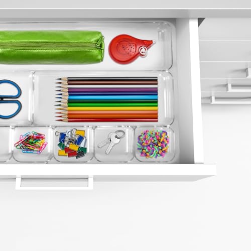 Manaloom Desk Drawer Organizer Tray with 9 Storage Compartments - Image 6