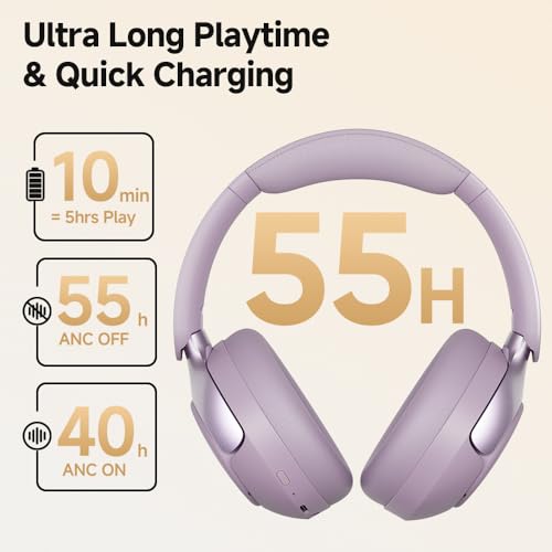 QCY H3 PRO Adaptive ANC Wireless Headphones Over Ear - Image 5