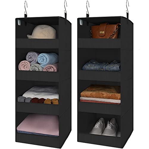 GRANNY SAYS 4-Shelf Hanging Closet Organizer, Foldable Storage - Image 2