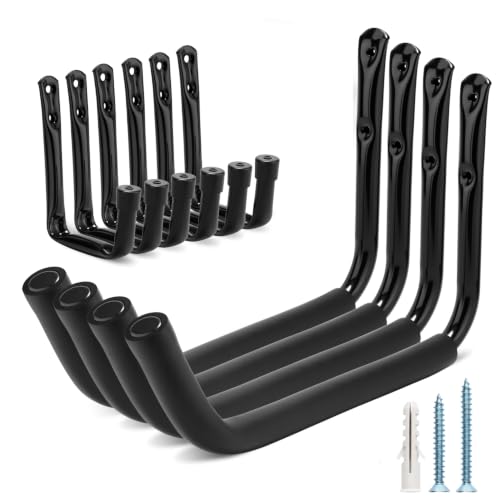 10 Pack Garage Storage Hooks, 15" Wall Mount Kayak Rack for Canoe - Image 2