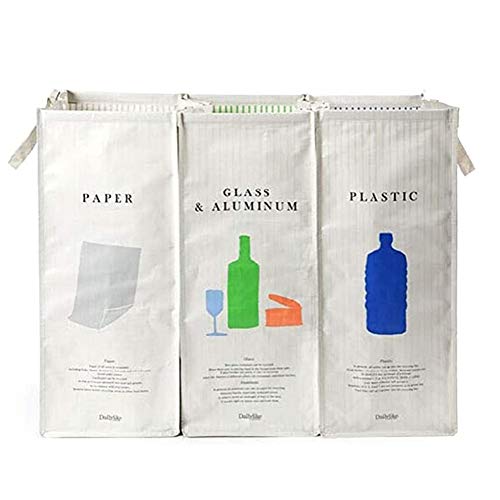 216 Separate Recycling Waste Bin Bags for Kitchen Home Recycle - Image 1