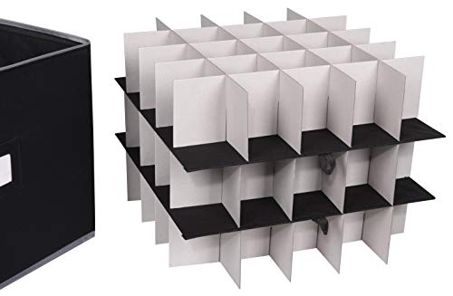 Large Christmas Ornament Storage Box, Organizer Holds Up - Image 6