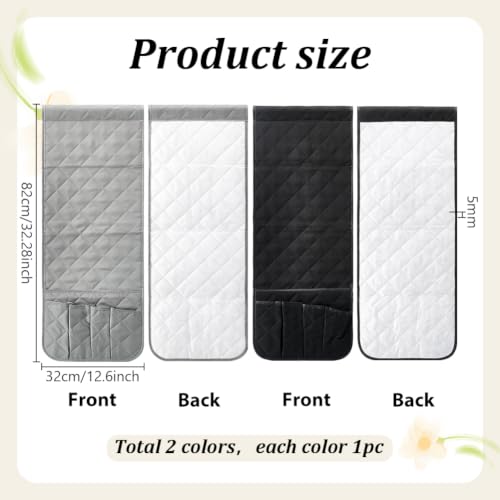PH PandaHall 2 Colors Sofa Armrest Caddy, Rectangle Remote - Image 4