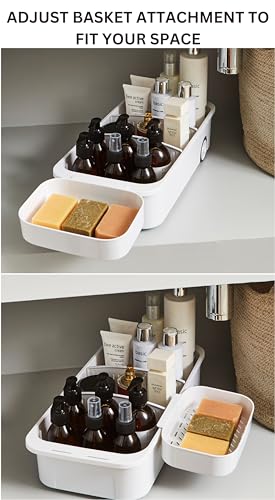 GAROOD Kitchen Under Sink Organizer Cleaning Supply Caddy Storage - Image 6