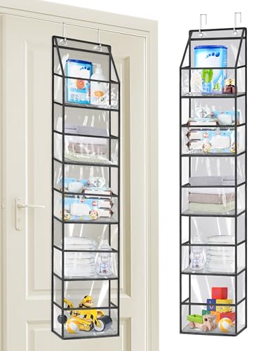 5 Tier Closet Door Hanging Organizer, Behind The Door Storage - Image 7