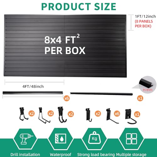 Slat Wall Paneling Garage Slat Wall Storage Systems | Garage Storage - Image 4