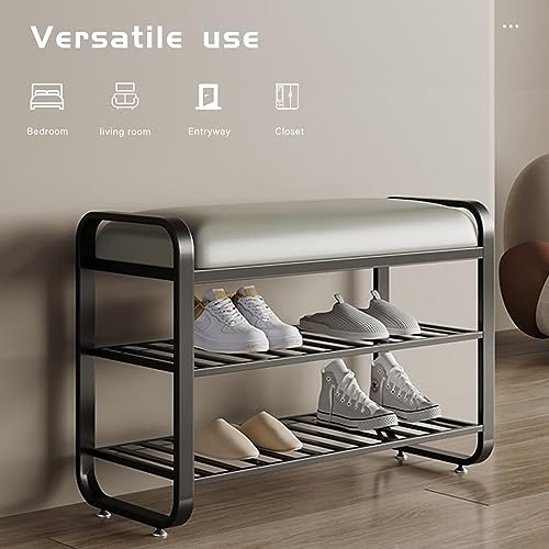 shoe bench,entryway bench with shoe storage - Image 5