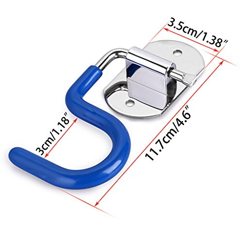 Sumnacon Mop Broom Holder Organizer, 8 Pcs S-Type Wall - Image 4