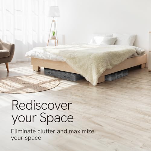 Reli. 90L Under Bed Storage Containers 4 Pack | Closet - Image 6