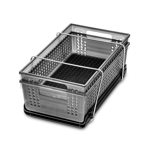 madesmart Two-Tier Under Cabinet Organizer, Sliding Drawer - Image 7