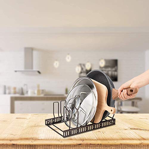 Toplife Pot Lids Organizer Rack for Cabinet and Coun | All Products - Image 5