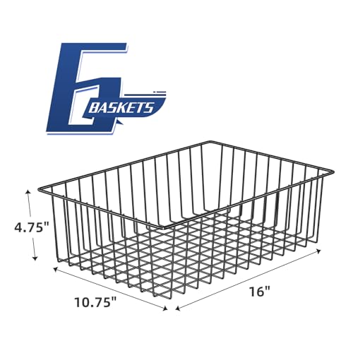 Simple Trending 6 Pack Large Metal Wire Baskets for | All Products - Image 3
