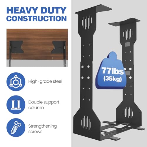 Adjustable Under Desk PC Mount, Heavy Duty PC Holder | All Products - Image 4