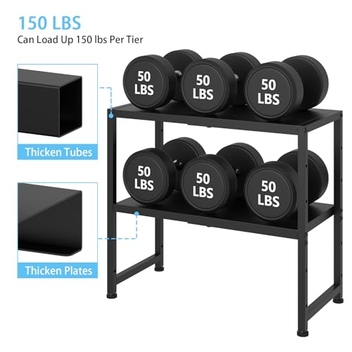 2-Tier Expandable Metal Storage Shelves,150LBS Heavy Duty - Image 5