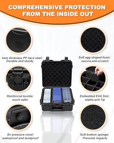 QINGUANG Toploader Storage Box for 3" x 4" 35pt Rigid Card Holder - Image 5