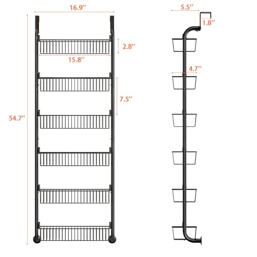 MIAOLI Over the Door Pantry Organizers and Storage, | All Products - Image 4