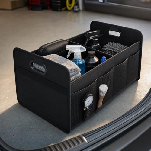 Car Trunk Organizer Foldable Waterproof Storage Caddy - Image 5