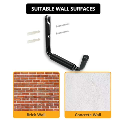Black Duty Garage Wall Hooks: Alloy Steel with Rustproof - Image 7