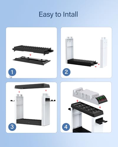 Switch Games Organizer Holder and Charging Dock for Nintendo - Image 7