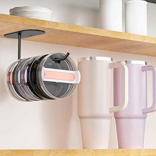 2 Pack Tumbler Lid Organizer, Space Saving Cup Lid Organizer - Image 7