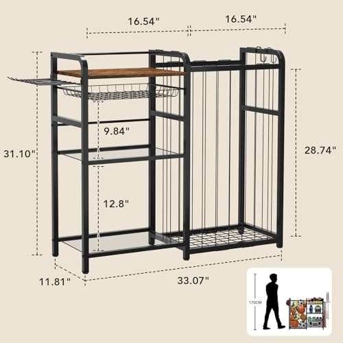 Garage Sports Equipment Organizer, Ball Storage for Gear and Toys - Image 5