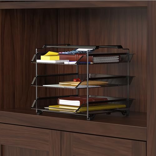 Deco Brothers Stackable Sliding Letter Tray Paper Organizer, 3 - Image 4