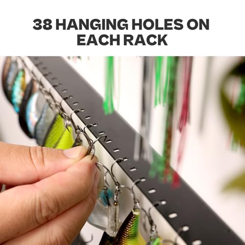 VEYWANE Fishing Lure Display Storage Racks, 15" Wall Mount - Image 4