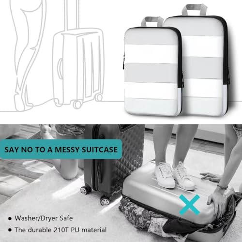 XBLGX Compression Packing Cubes, 5-Piece Set Travel Organizer - Image 7