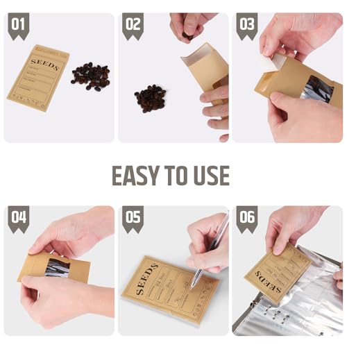 Seed Storage Organizer, Seed Packet Organizer Binder - Image 7