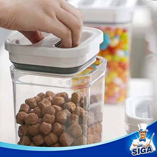 MR.SIGA 4 Pack Airtight Food Storage Container Set for Pantry - Image 5