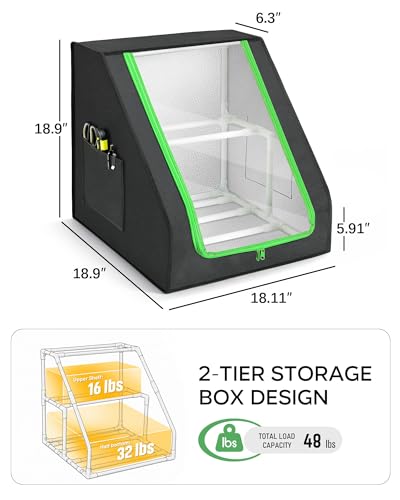 3D Printer Filament Storage Box, 21 Spools, Filament Organizer - Image 4