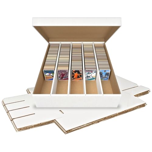 Trading Card Storage Box, 5-Pack, 5000 Count, Woodhaven - Image 2