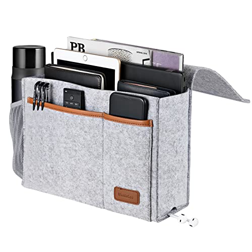Bedside Caddy, Felt Bed Storage Organizer Hanging Bag Holder - Image 2