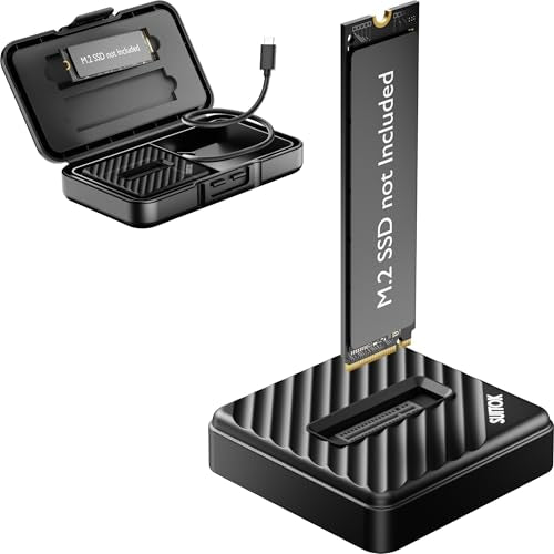 Tool-Free M.2 NVMe SATA SSD Reader Adapter with Storage Box - Image 2