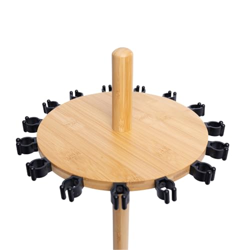 Fishing Pole Rod Racks—Floor Stand Bamboo Fishing Gear - Image 6