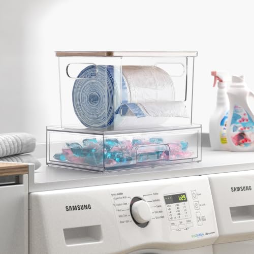 2Pcs Trash Bag Holder Under Sink Stackable Storage, Extra - Image 3