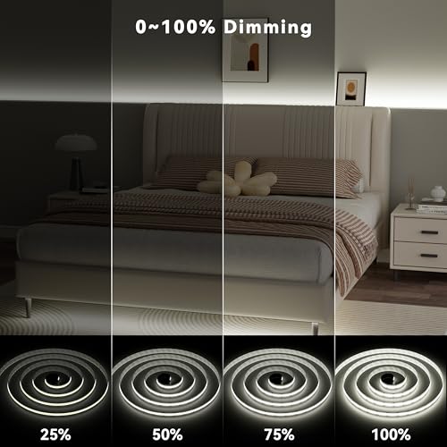 PAUTIX COB LED Strip Light White CCT Tunable, Super Bright - Image 4