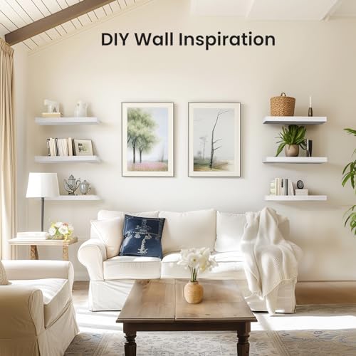 Amada 15.7" Floating Shelves for Wall Decor & Storage, Set of 3 - Image 3