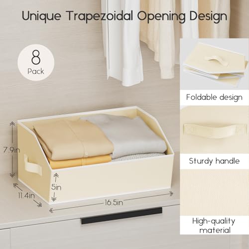 Homsorout Large Closet Organizers and Storage Bins - 8 Pack - Image 3